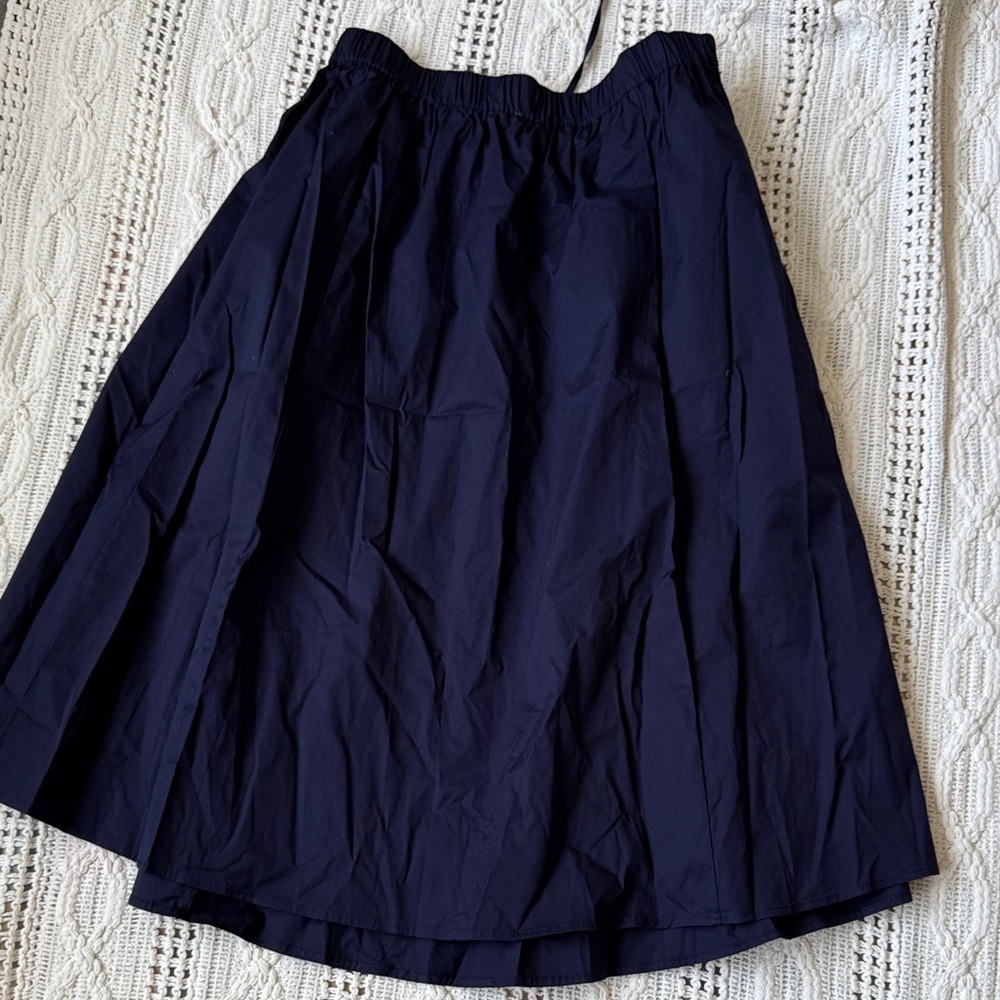 Joie Deep Navy A-Line Skirt - Picture 8 of 11